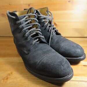 Taft The Dragon Boot In Waxed Roughout Midnight Black sz8